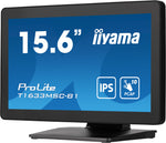 iiyama ProLite T1633MSC-B1 computer monitor 39,6 cm (15.6") 1920 x 1080 Pixels Full HD LCD Touchscreen Zwart