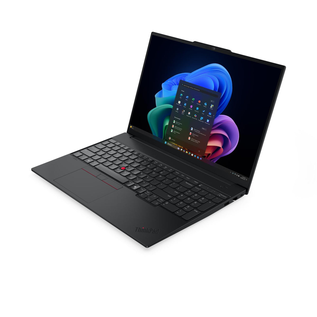 Lenovo ThinkPad E16 Gen 4 (Intel) Copilot+ PC Intel Core Ultra 7 355 Laptop 40,6 cm (16") WUXGA 32 GB DDR5-SDRAM 512 GB SSD Wi-Fi 7 (802.11be) Windows 11 Pro Zwart Engels