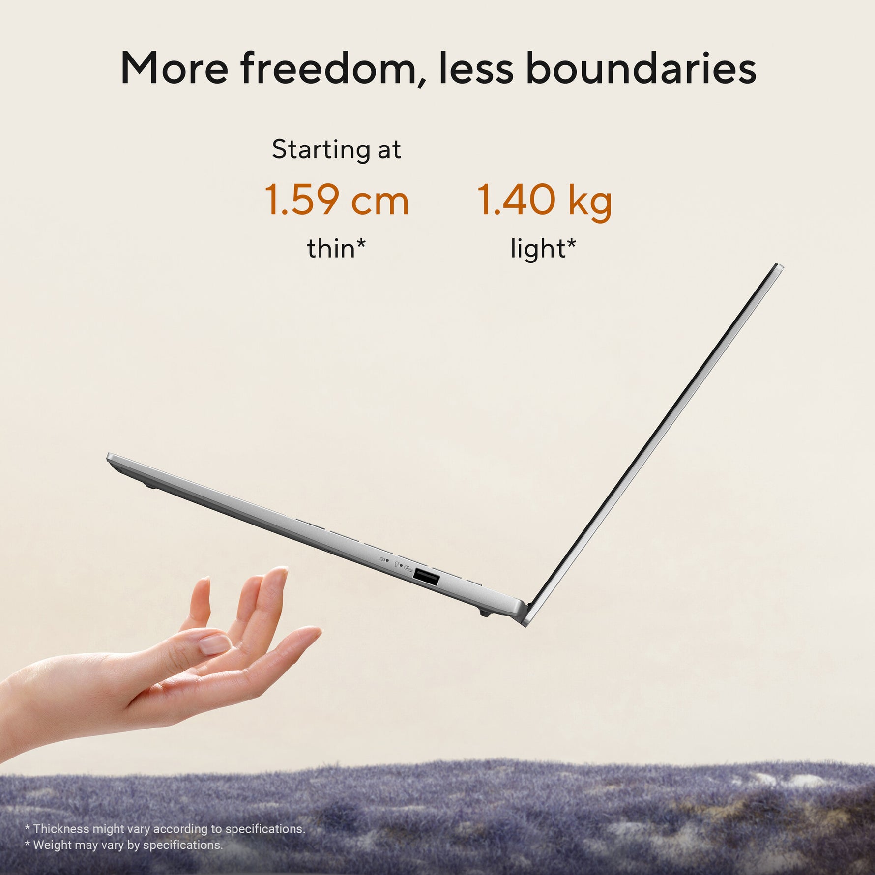 ASUS Vivobook S14 M3407GA-SF5NDW Copilot+ PC AMD Ryzen AI 7 445 Laptop 35,6 cm (14") WUXGA 32 GB DDR5-SDRAM 512 GB SSD Wi-Fi 6 (802.11ax) Windows 11 Home Nederlands Grijs