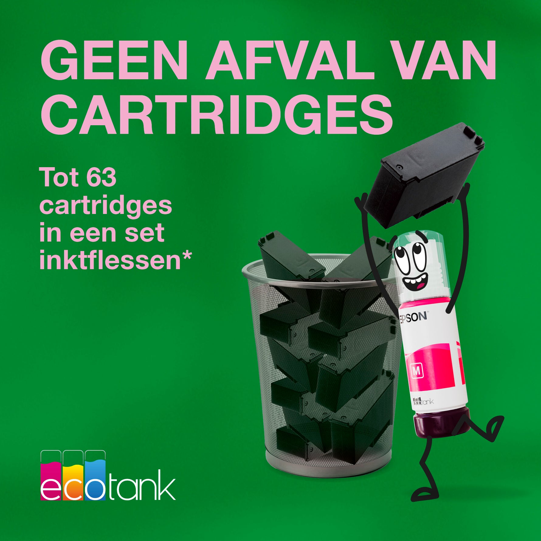 Epson EcoTank ET-2860 A4 multifunctionele Wi-Fi-printer met inkttank, inclusief tot 3 jaar inkt