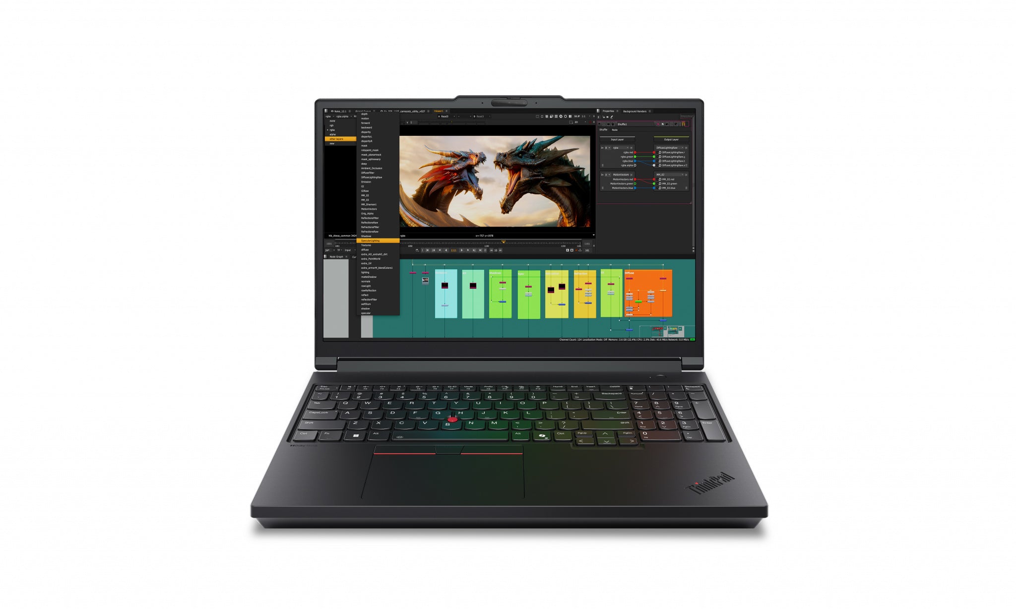 Lenovo ThinkPad P16 Gen 3 Intel Core Ultra 9 275HX Mobiel werkstation 40,6 cm (16") WUXGA 64 GB DDR5-SDRAM 1 TB SSD NVIDIA RTX PRO 3000 Blackwell Wi-Fi 7 (802.11be) Windows 11 Pro Zwitsers Zwart