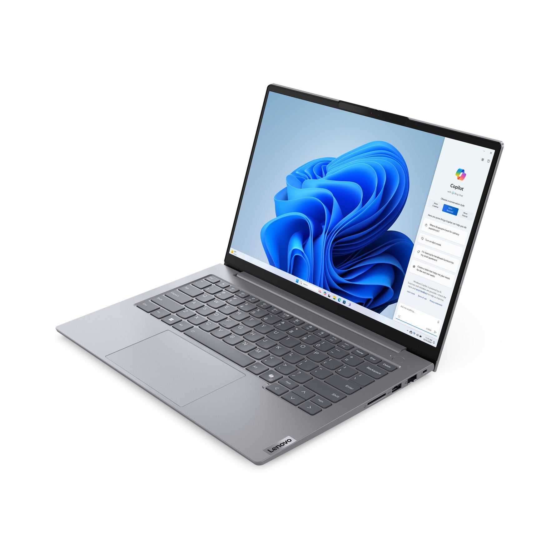 Lenovo ThinkBook 14 G7 ARP AMD Ryzen™ 5 7535HS Laptop 35,6 cm (14") WUXGA 16 GB DDR5-SDRAM 512 GB SSD Wi-Fi 6E (802.11ax) Windows 11 Pro Belgisch Grijs