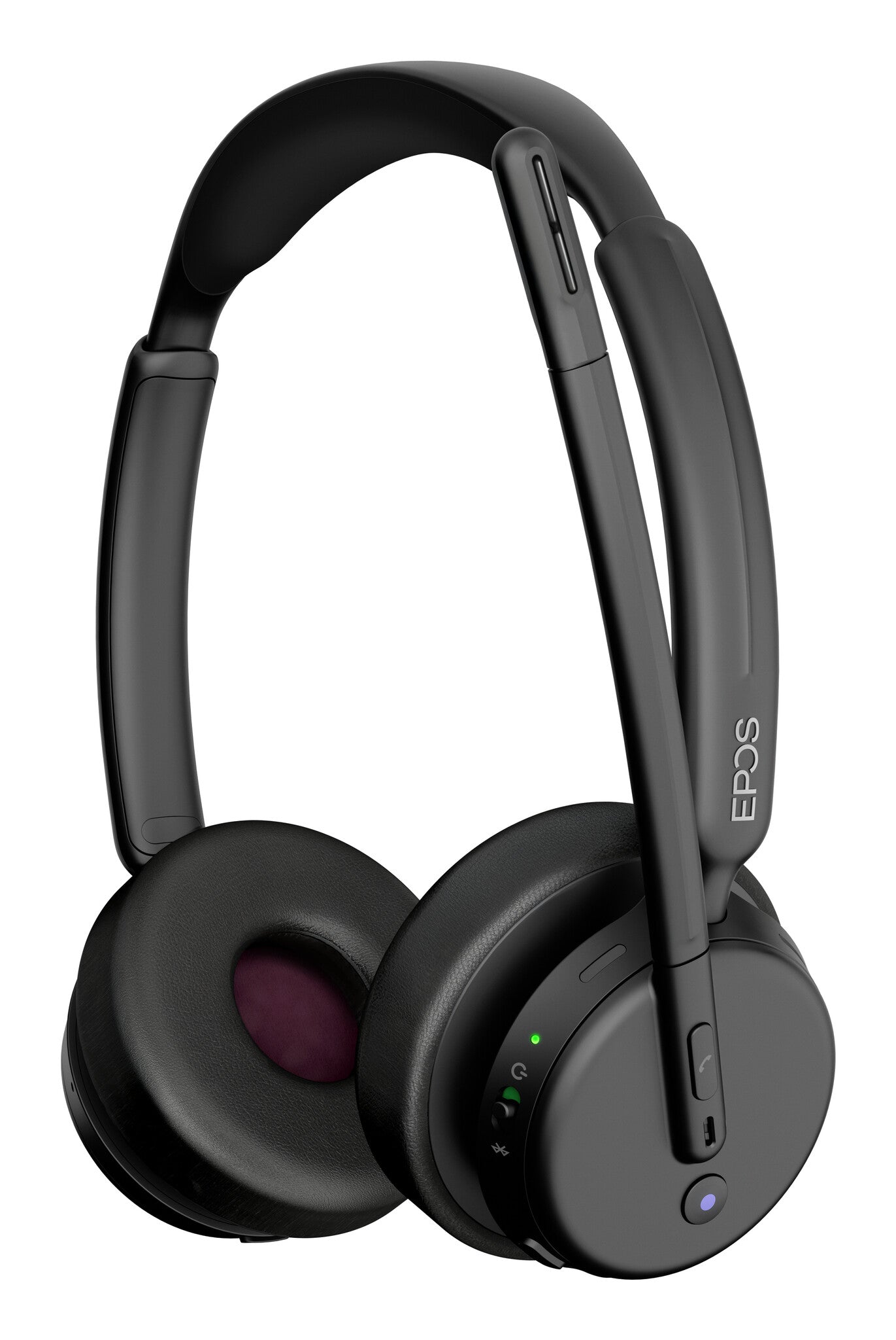 EPOS 1001490 hoofdtelefoon/headset Bedraad en draadloos Hoofdband Kantoor/callcenter USB Type-C Bluetooth Zwart
