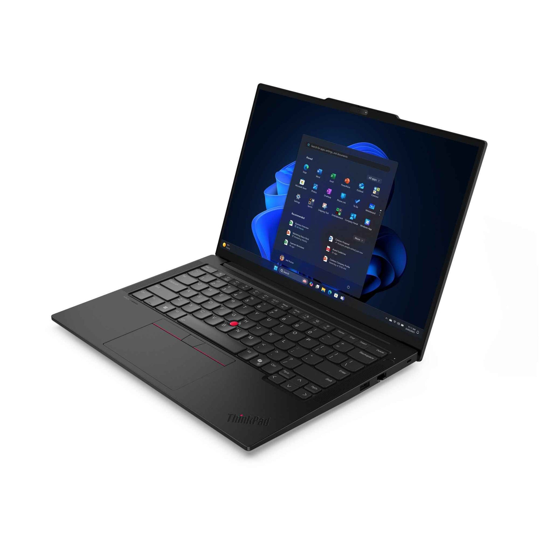 Lenovo ThinkPad E14 Gen 7 (Intel) Copilot+ PC Intel Core Ultra 7 258V Laptop 35,6 cm (14") WUXGA 32 GB LPDDR5x-SDRAM 512 GB SSD Wi-Fi 6E (802.11ax) Windows 11 Pro Zwart Belgisch