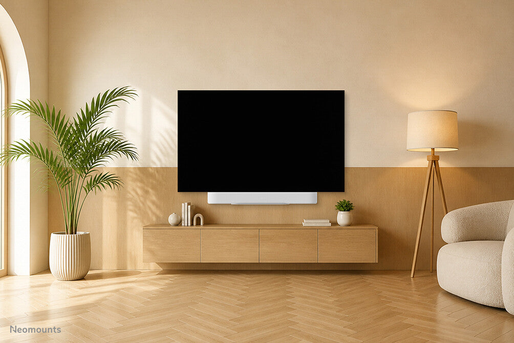 Neomounts AV35-726WH1 TV-beugel voor Sonos Beam - eenvoudige installatie - wit