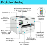 HP OfficeJet Pro 9730e Draadloos All-in-One Kleur Printer, Instant Ink; Dubbelzijdig printen