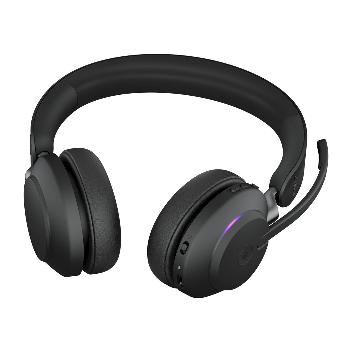 Jabra Evolve2 65 Headset Draadloos Hoofdband Kantoor/callcenter USB Type-C Bluetooth Oplaadhouder Zwart