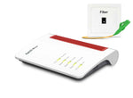 Box FRITZ! 5530 Fiber Edition Internation draadloze router 2.5 Gigabit Ethernet Dual-band (2.4 GHz / 5 GHz) Wit