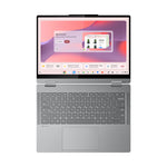 Lenovo Chrome 2in1 14IRU10 Intel Core 5 120U Chromebook 35,6 cm (14") Touchscreen WUXGA 8 GB LPDDR5-SDRAM 128 GB UFS Wi-Fi 6E (802.11ax) ChromeOS Engels Grijs