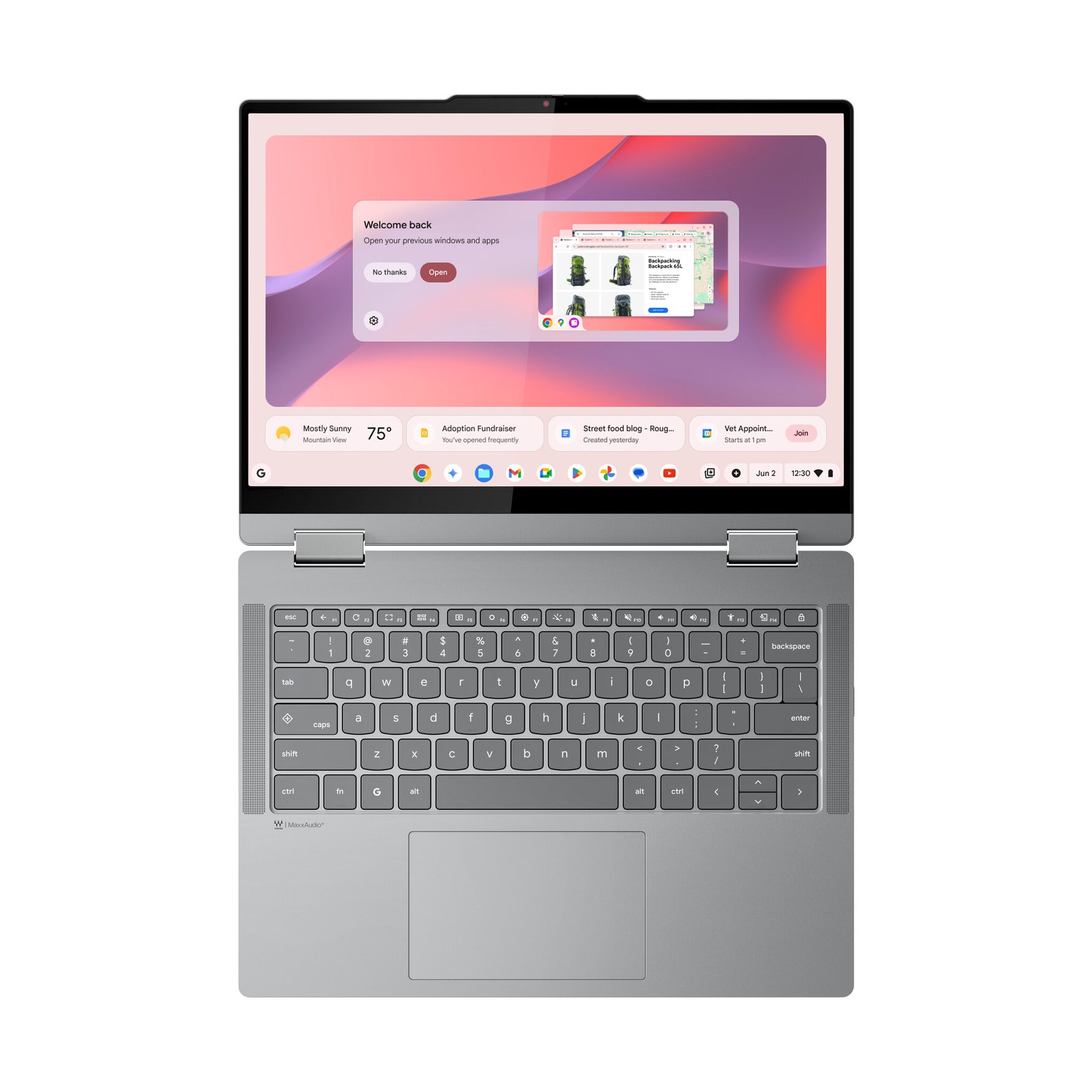 Lenovo Chrome 2in1 14IRU10 Intel Core 5 120U Chromebook 35,6 cm (14
