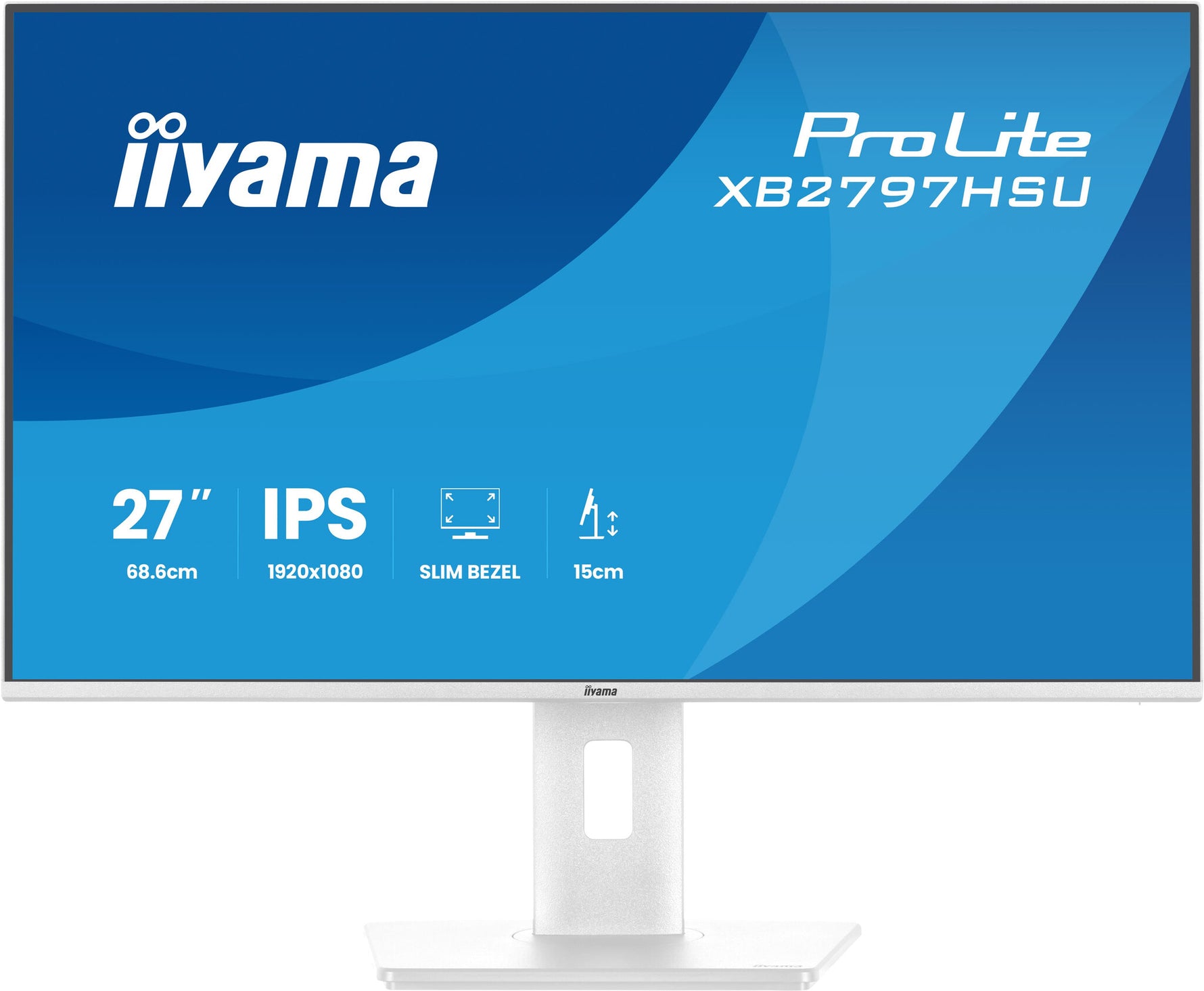 iiyama ProLite XB2797HSU-W1 computer monitor 68,6 cm (27") 1920 x 1080 Pixels Full HD LED Wit