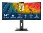Philips 5000 series 34B1U5600CH/00 LED display 86,4 cm (34") 3440 x 1440 Pixels Wide Quad HD LCD Zwart