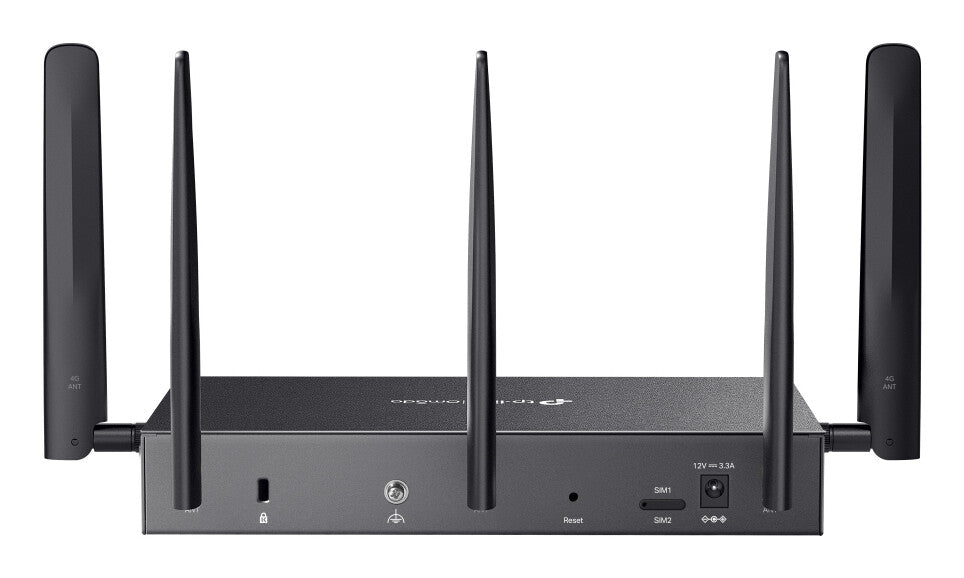 TP-Link Omada DR3650V-4G draadloze router Gigabit Ethernet Dual-band (2.4 GHz / 5 GHz) Zwart