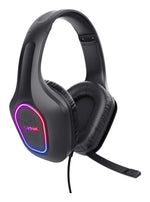 Trust GXT 416 Zirox Gaming Headset - USB gamingheadset – RGB-verlichting – Opklapbare microfoon – Zwart