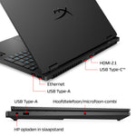 HP HyperX OMEN 15-ga0070nd Intel® Core™ i7 i7-14650HX 38,9 cm (15.3") 2.5K 24 GB DDR5-SDRAM NVIDIA GeForce RTX 5060 Wi-Fi 6 (802.11ax) Windows 11 Home Zwart