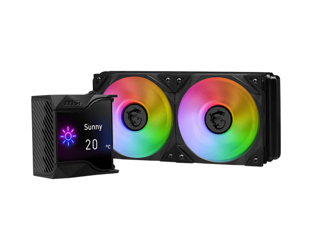 MSI MPG Coreliquid D240 Processor Kit voor vloeistofkoeling 12 cm Zwart 1 stuk(s)