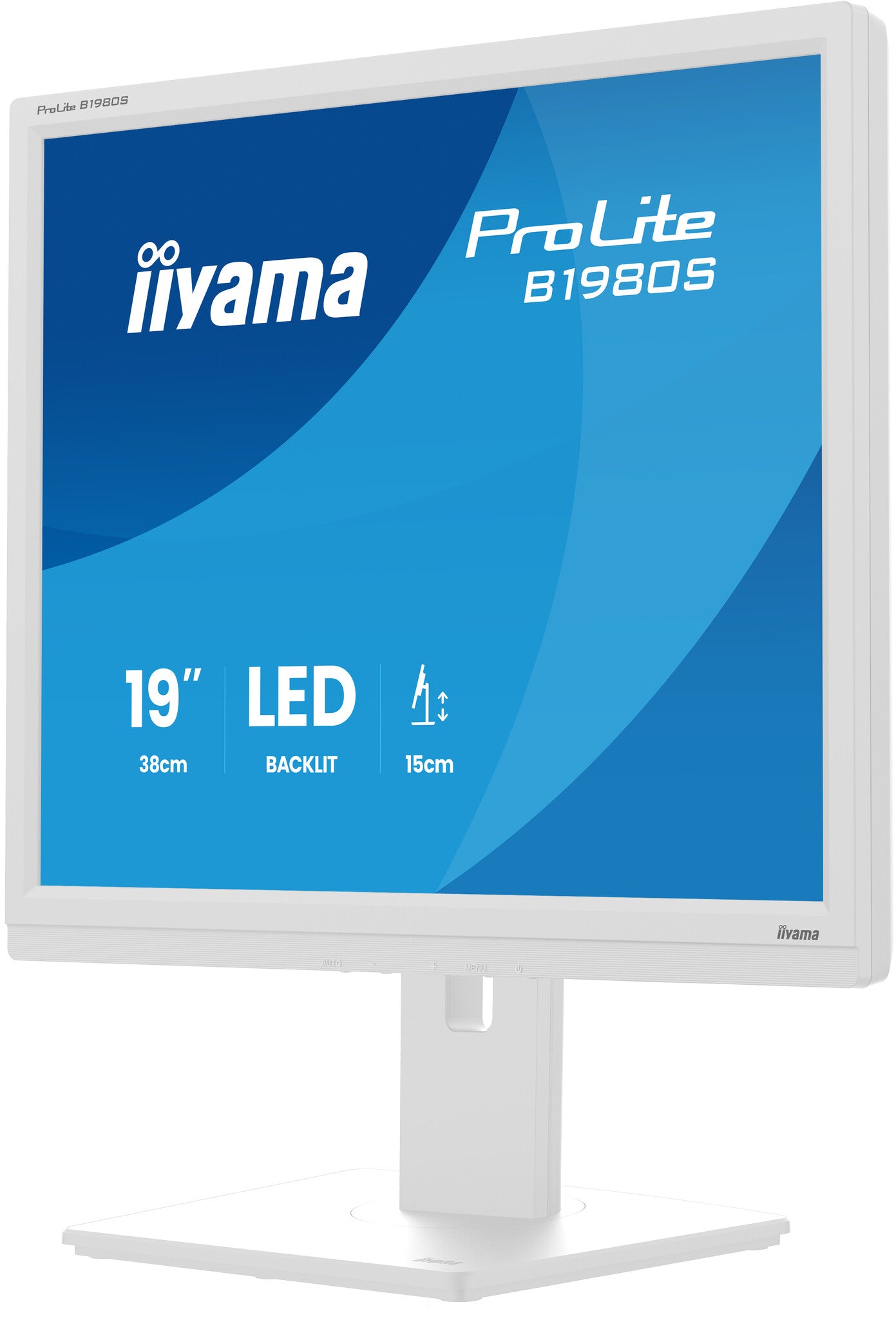iiyama ProLite B1980S-W1 computer monitor 48,3 cm (19") 1280 x 1024 Pixels SVGA LED Wit