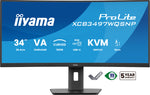 iiyama ProLite XCB3497WQSNP-B1 computer monitor 86,4 cm (34") 3440 x 1440 Pixels UltraWide Quad HD LED Zwart