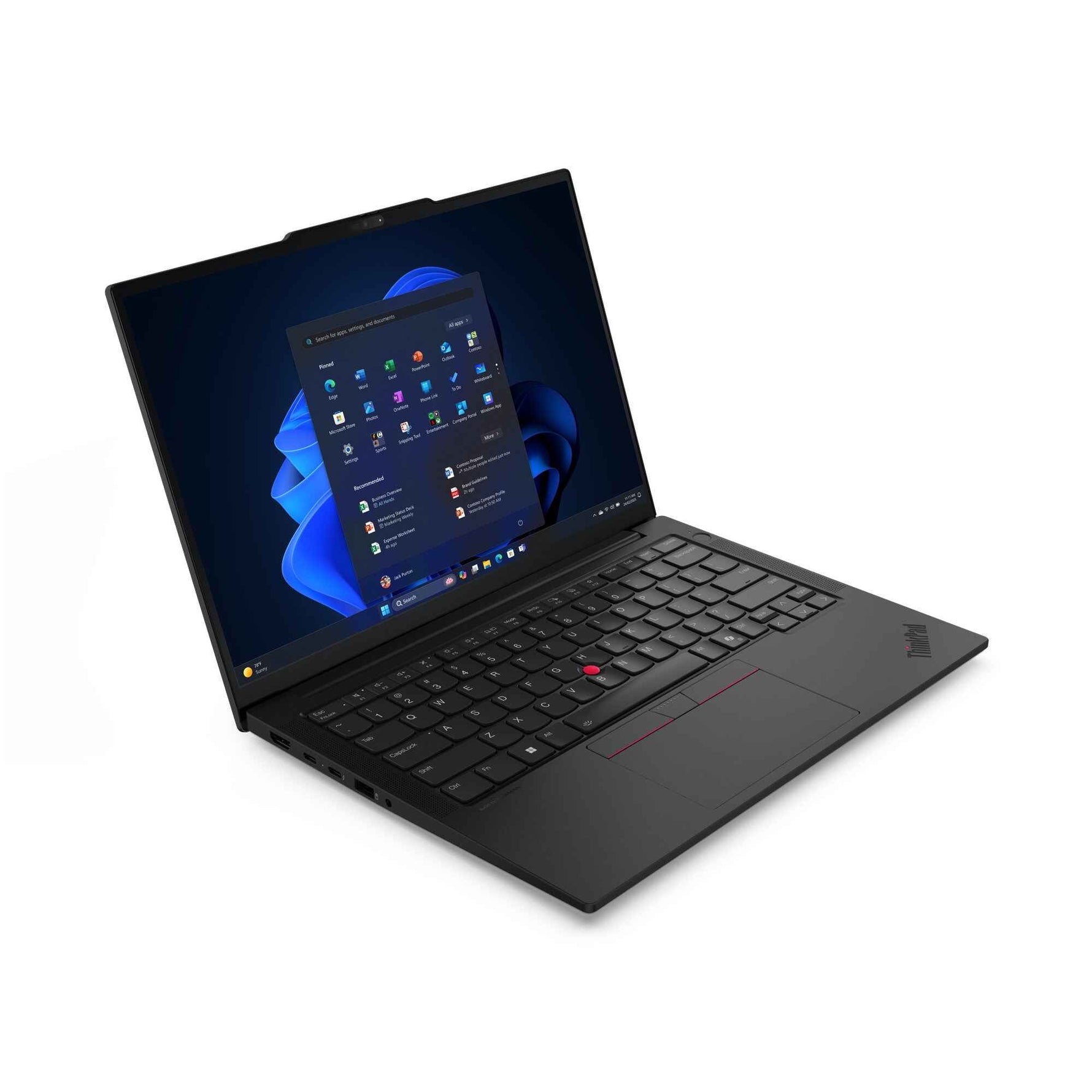 Lenovo ThinkPad E14 Gen 7 (Intel) Copilot+ PC Intel Core Ultra 7 258V Laptop 35,6 cm (14") WUXGA 32 GB LPDDR5x-SDRAM 512 GB SSD Wi-Fi 6E (802.11ax) Windows 11 Pro Zwart Belgisch