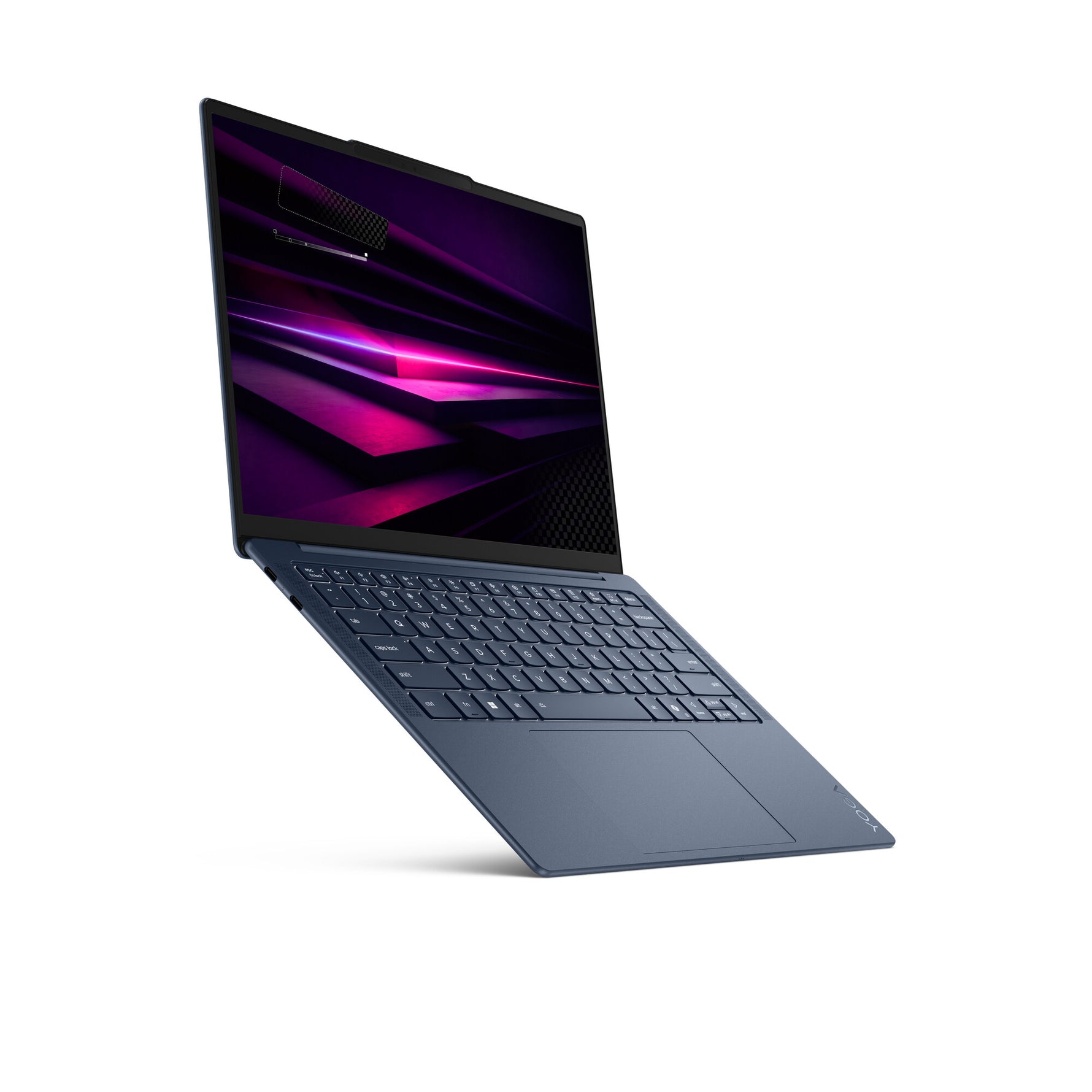 Lenovo Yoga Slim 7 14Q8Y11 Copilot+ PC Snapdragon X2P-42-100 Laptop 35,6 cm (14") WUXGA 16 GB LPDDR5x-SDRAM 512 GB SSD Wi-Fi 7 (802.11be) Windows 11 Home Blauw Engels