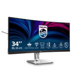 Philips 5000 series 34B2U5600C/00 computer monitor 86,4 cm (34") 3440 x 1440 Pixels Dual QHD LCD Grijs