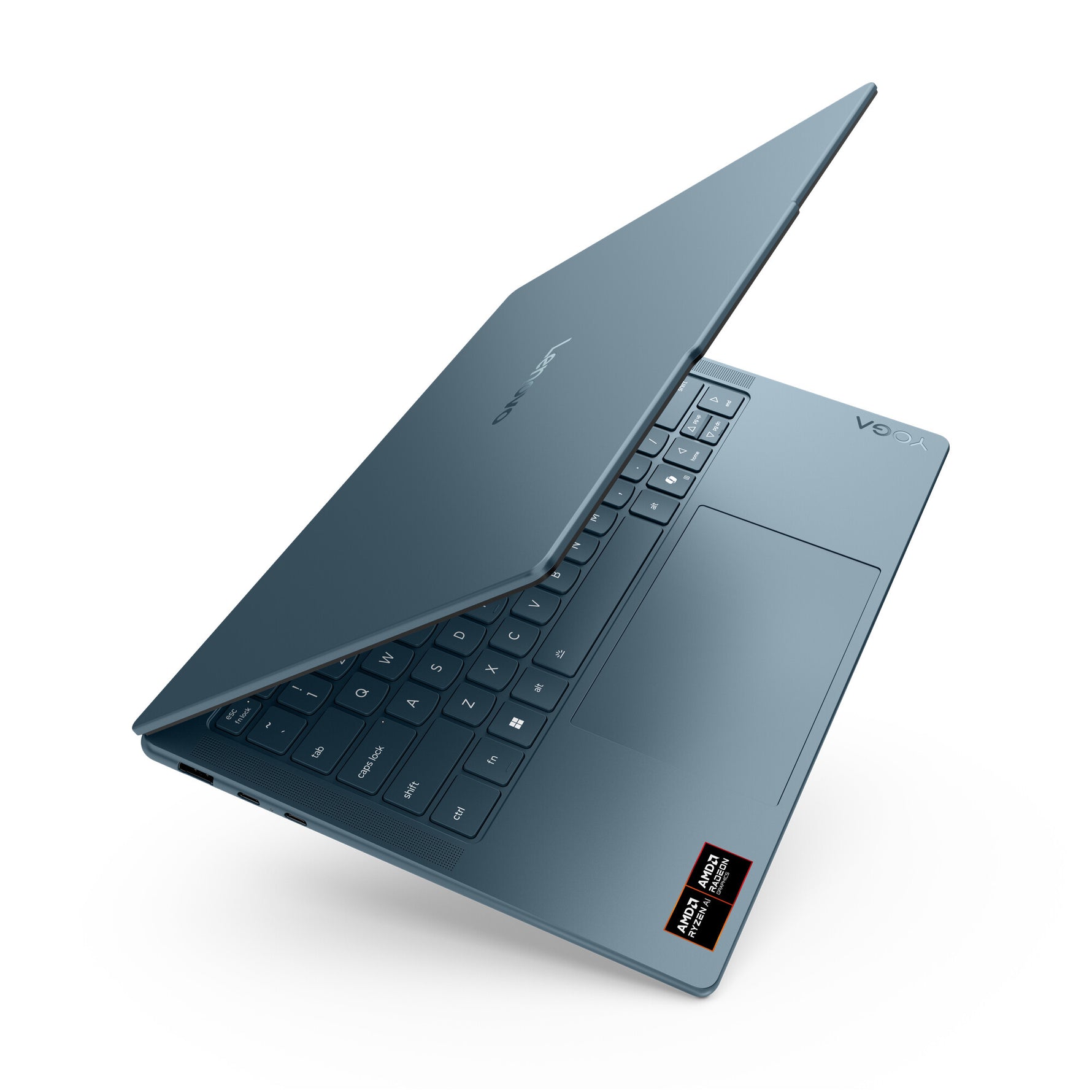 Lenovo Yoga Slim 7 14AKP10 Copilot+ PC AMD Ryzen AI 5 340 Laptop 35,6 cm (14") WUXGA 16 GB LPDDR5x-SDRAM 512 GB SSD Wi-Fi 7 (802.11be) Windows 11 Home Engels Blauwgroen