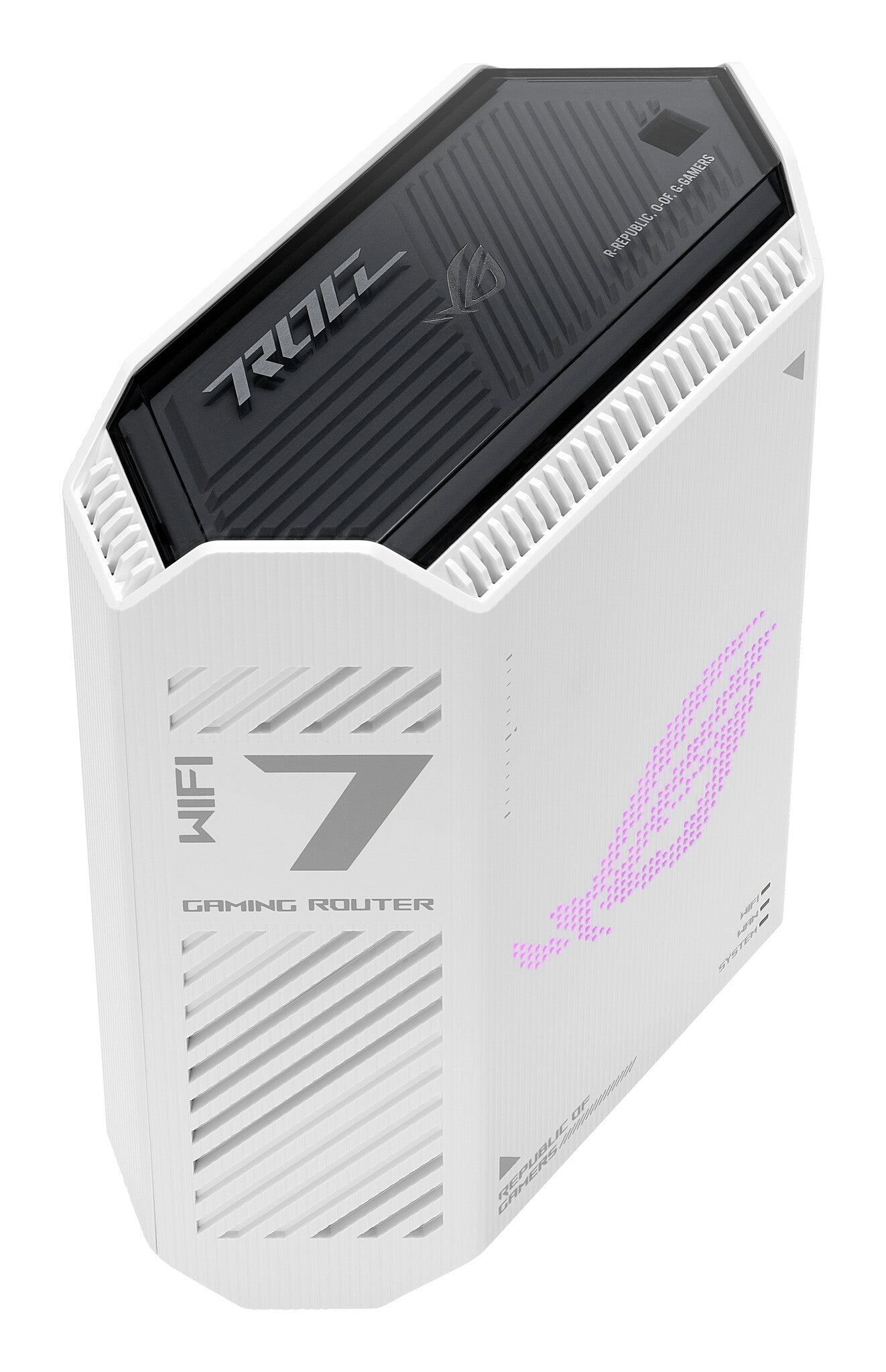 ASUS GS-BE7200 draadloze router 2.5 Gigabit Ethernet Dual-band (2.4 GHz / 5 GHz) Wit, Zwart