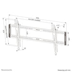 Neomounts WL35-550BL18 TV-beugel wand 43-86" - kantelbaar - Easy Install