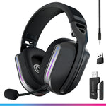Oniverse Polaris Headset Bedraad en draadloos Hoofdband Gamen USB Type-C / USB Type-A Bluetooth Zwart
