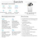 HP Color LaserJet Enterprise Flow LaserJet Enterprise Flow M776z Draadloos Multifunction Kleur Printer, Kopieerapparaat, scanner; dubbelzijdig