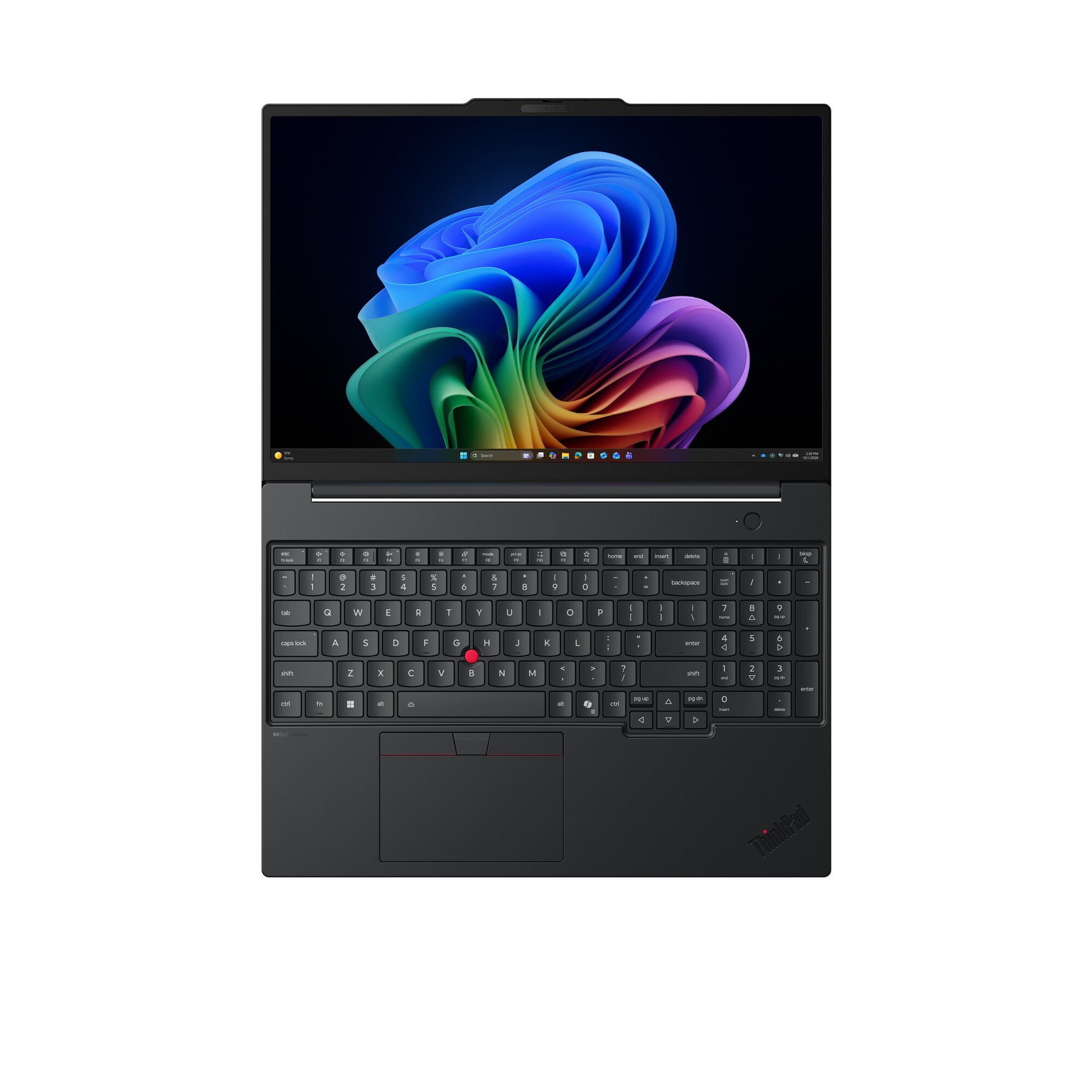 Lenovo ThinkPad T16 Gen 5 (Intel) Copilot+ PC Intel Core Ultra 7 355 Laptop 40,6 cm (16") WUXGA 16 GB LPDDR5x-SDRAM 512 GB SSD Wi-Fi 7 (802.11be) Windows 11 Pro Engels Zwart
