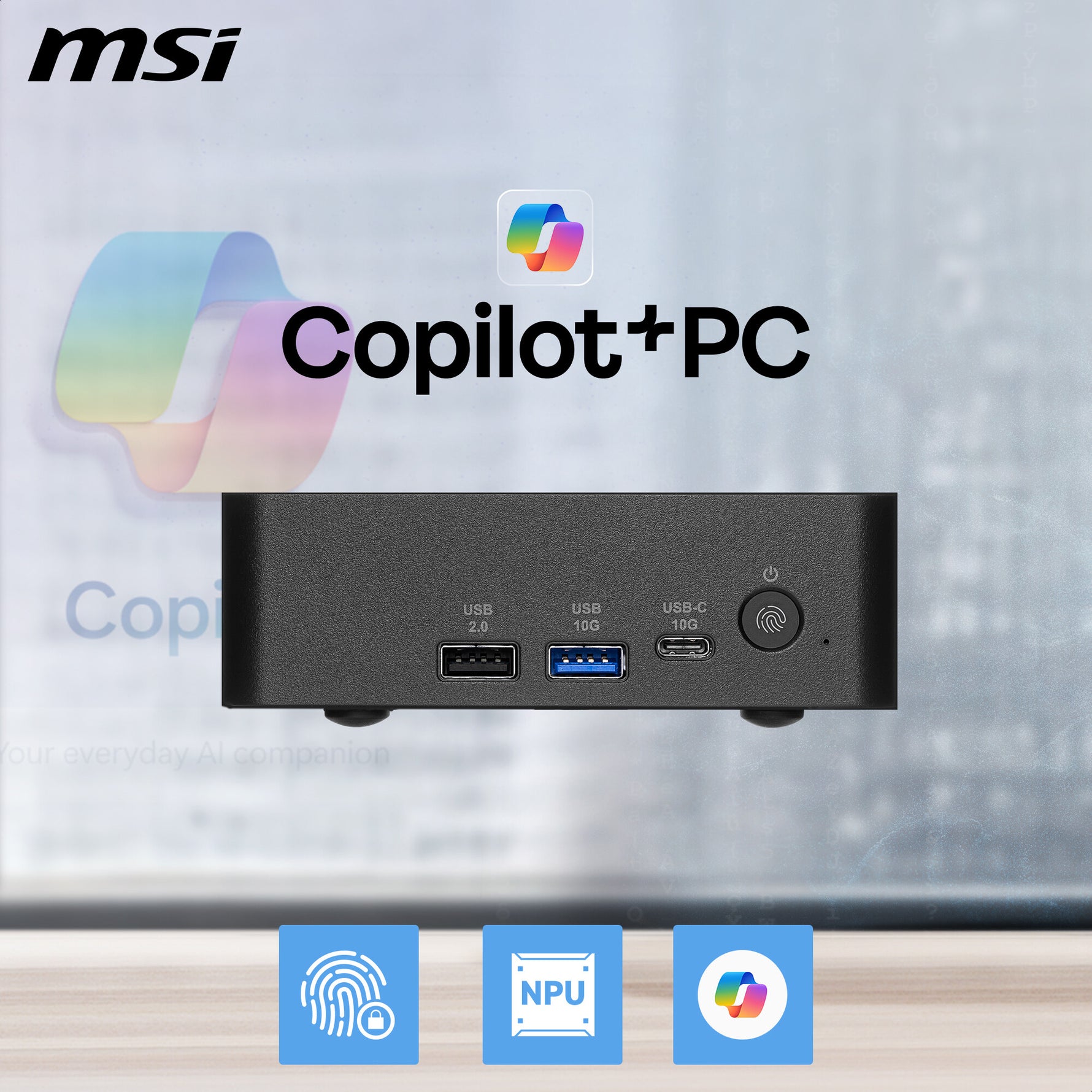 MSI Cubi NUC AI+ 3MG-003BEU USFF Zwart 386H Intel SoC FCBGA2540 4,9 GHz Ingebouwde luidsprekers