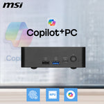 MSI Cubi NUC AI+ 3MG-004BEU USFF Zwart 355 Intel SoC FCBGA2540 4,7 GHz Ingebouwde luidsprekers