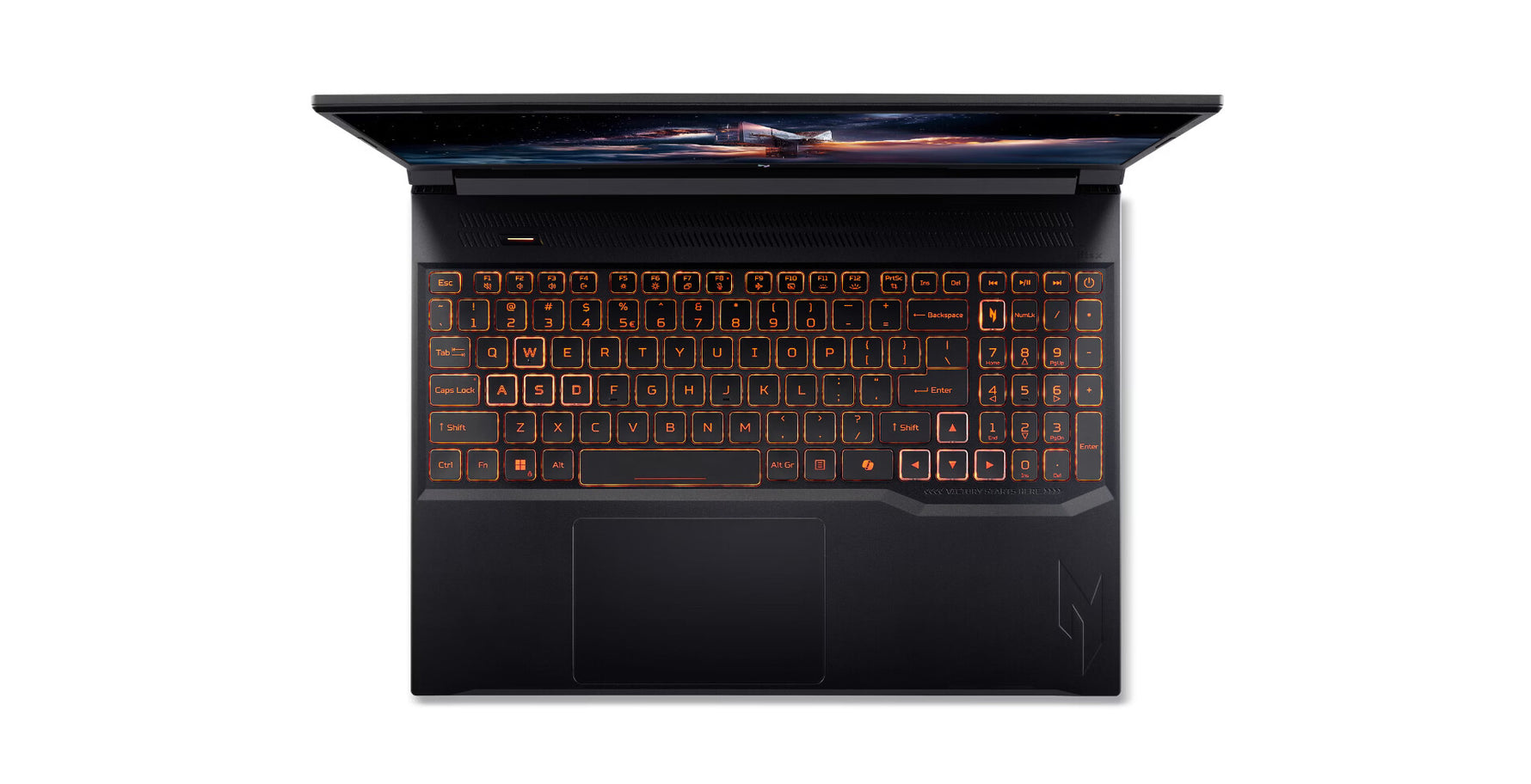 Acer Nitro V 16 AI ANV16-42-R85B Copilot+ PC AMD Ryzen™ 7 260 Laptop 40,6 cm (16") WQXGA 32 GB DDR5-SDRAM 1 TB SSD NVIDIA GeForce RTX 5070 Wi-Fi 6E (802.11ax) Windows 11 Home Zwart