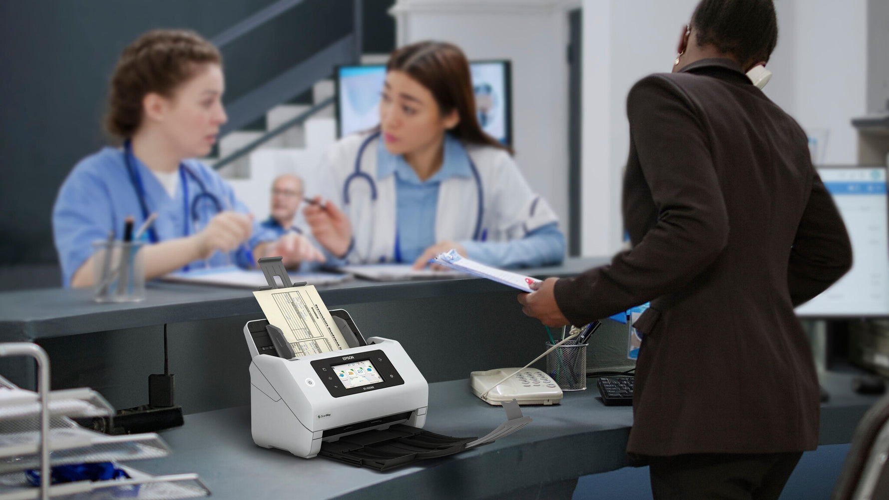 Epson WorkForce DS-900WN Paginascanner 600 x 600 DPI A4 Wit