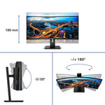 Philips B Line 345B1C/00 computer monitor 86,4 cm (34") 3440 x 1440 Pixels Quad HD LCD Zwart