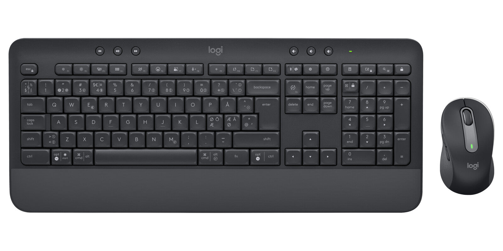 LOGITECH Signature MK650 Combo for Business Keyboard and mouse set wireless 2.4 GHz Bluetooth LE QWERTY (PAN)