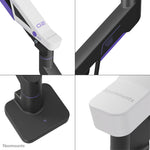 Neomounts DS70-256BL1 Gaming monitorarm 24-57" - gasveer - Topfix - 180°-stop