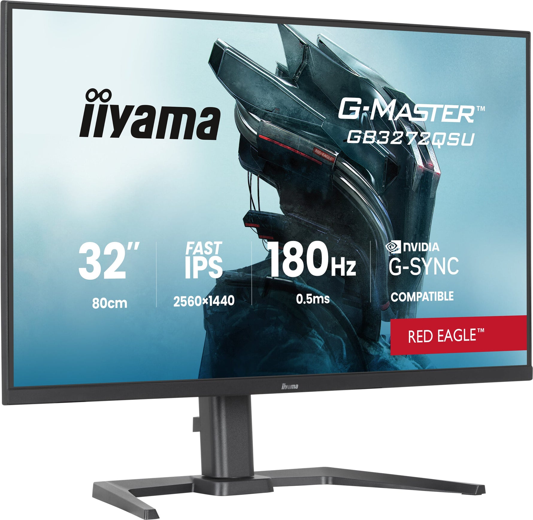 iiyama G-MASTER GB3272QSU-B1 computer monitor 80 cm (31.5") 2560 x 1440 Pixels Quad HD LED Zwart