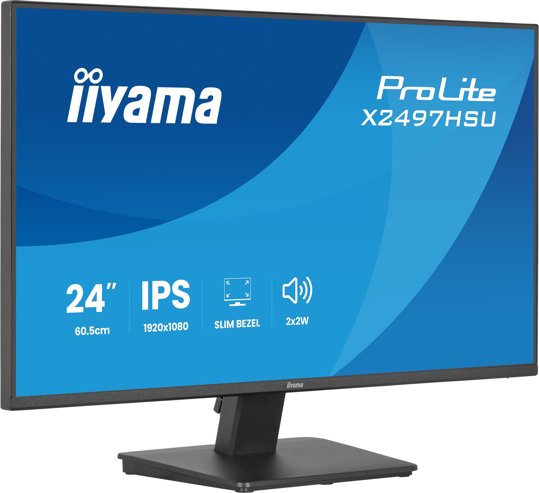iiyama ProLite X2497HSU-B1 computer monitor 60,5 cm (23.8") 1920 x 1080 Pixels Full HD LED Zwart