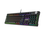 MSI FORGE GK320 RED toetsenbord Gamen USB QWERTY US International Zwart