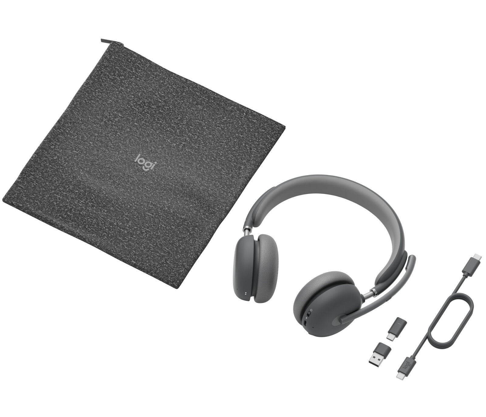 LOGITECH HEADSET - Zone Wireless 2 UC - GRAPHITE UC - 2.4GHZ/BT - EMEA-914 - A00174 A00172 NO STAND