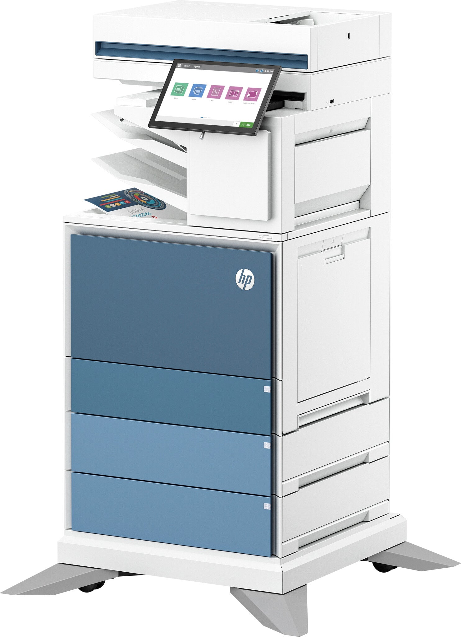 HP LaserJet Color Enterprise Flow MFP 6800zfsw printer