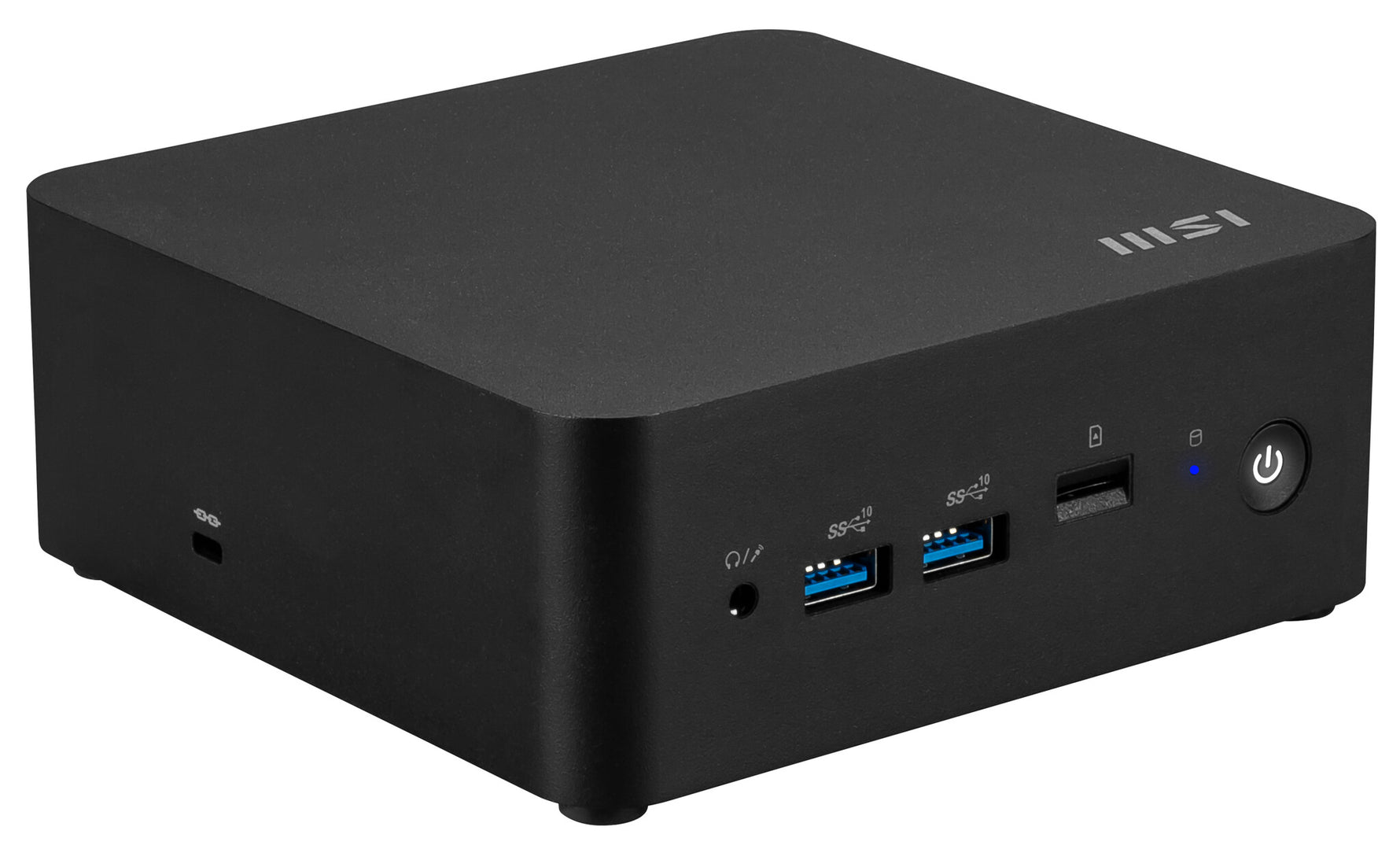 MSI CUBI NUC 1MG-244BEU PC/workstation barebone 0.84L sized PC Zwart 100U Intel SoC