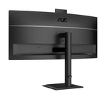 AOC E4 CU34E4CW computer monitor 86,4 cm (34") 3440 x 1440 Pixels UltraWide Quad HD LED Zwart