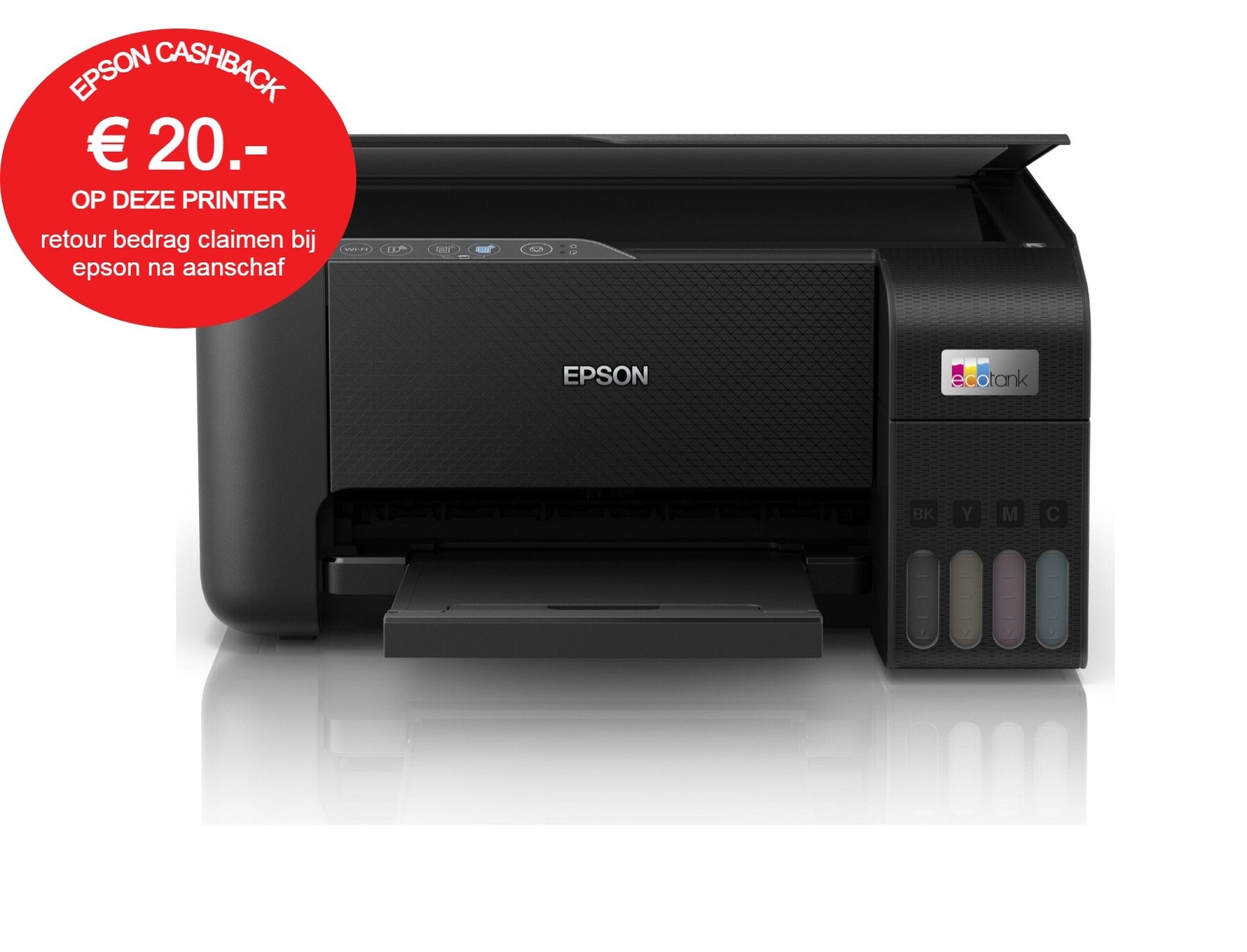 Epson EcoTank ET-2860 A4 multifunctionele Wi-Fi-printer met inkttank, inclusief tot 3 jaar inkt