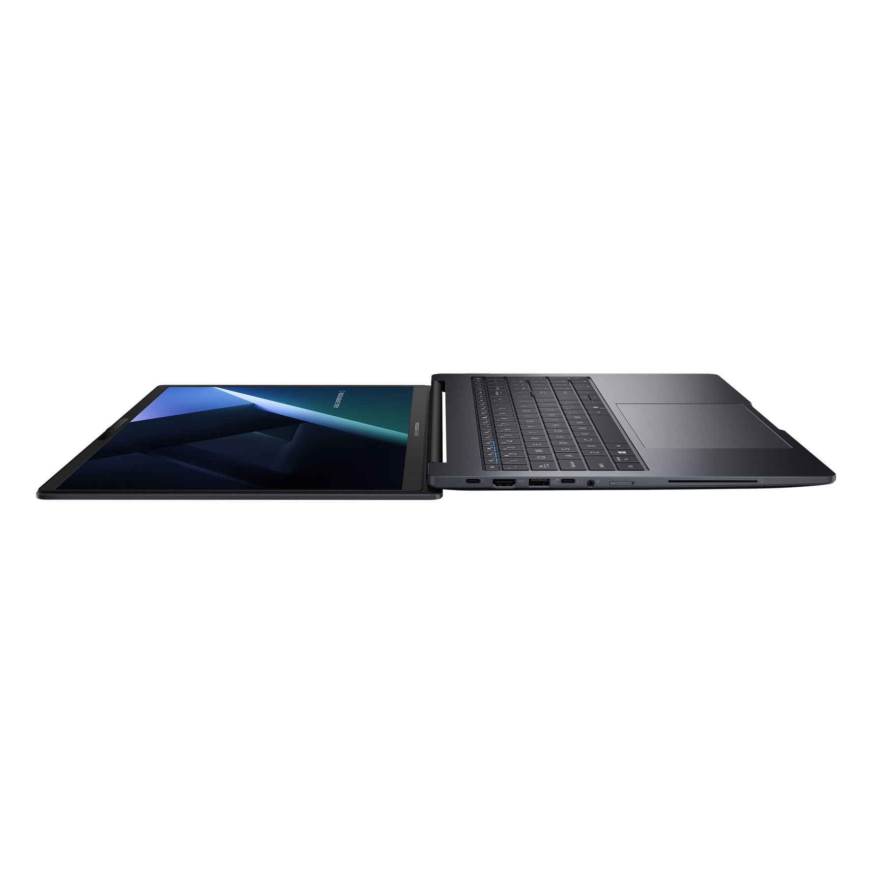 ASUS ExpertBook B3 B3605CCA-MB0370X Intel Core Ultra 5 225H Laptop 40,6 cm (16") WUXGA 16 GB DDR5-SDRAM 512 GB SSD Wi-Fi 6E (802.11ax) Windows 11 Pro US International Zwart, Grijs