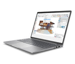 HP ZBook 8 G1i 14 Intel Core Ultra 7 255H Mobiel werkstation 35,6 cm (14") WQXGA 32 GB DDR5-SDRAM 1 TB SSD NVIDIA RTX 500 Ada Wi-Fi 7 (802.11be) Windows 11 Pro AI Workstation, AI PC Zilver