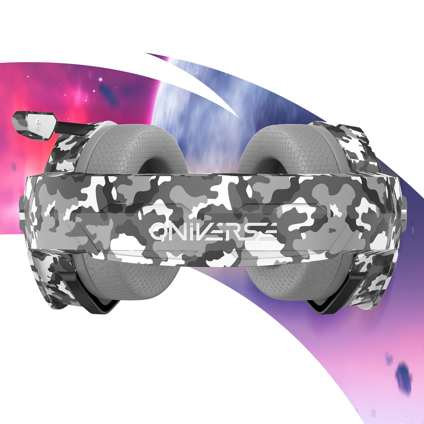 Oniverse Nebula Headset Bedraad Hoofdband Gamen USB Type-A Camouflage
