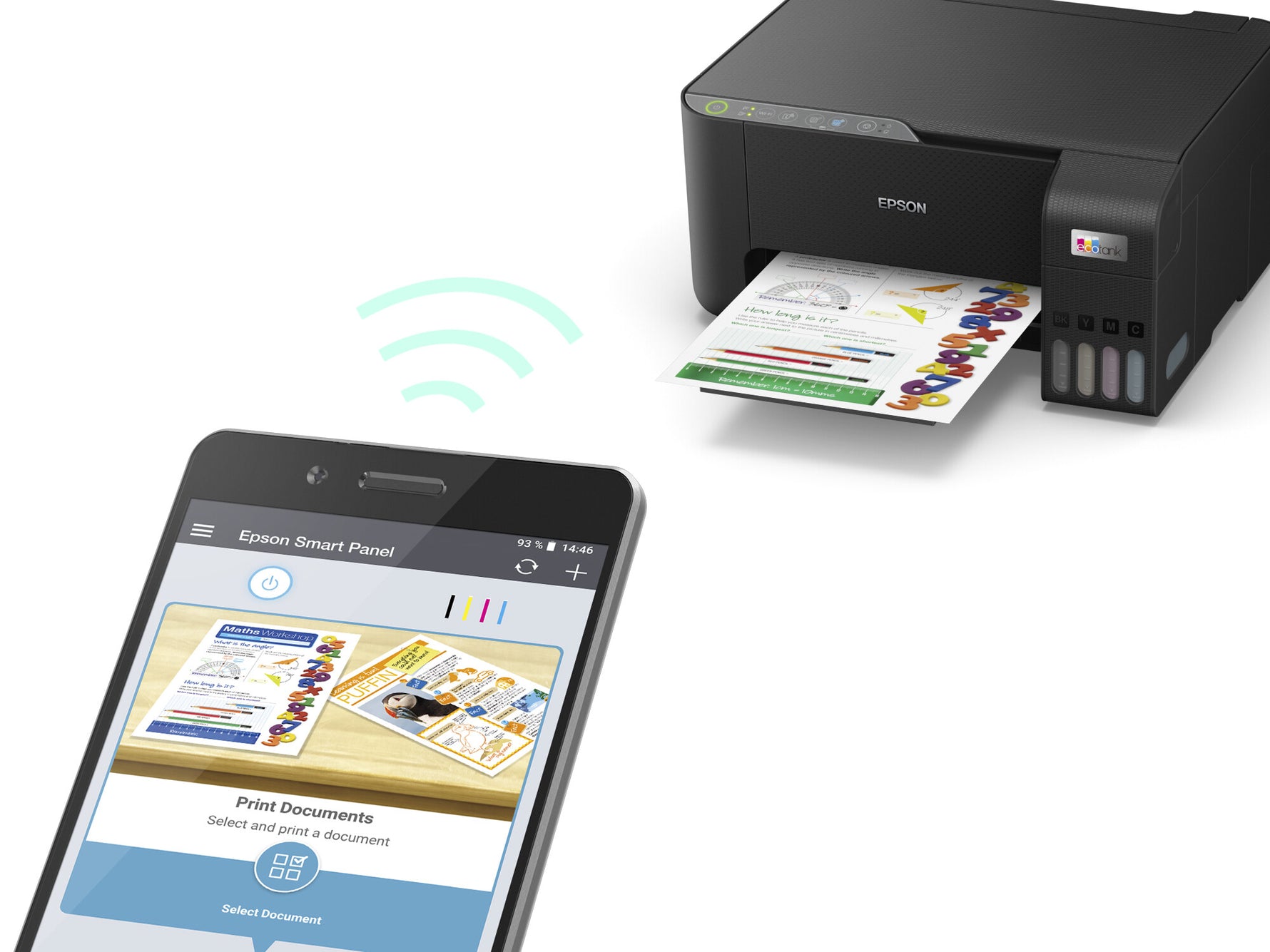 Epson EcoTank ET-2865 A4 multifunctionele Wi-Fi-printer met inkttank, inclusief tot 3 jaar inkt